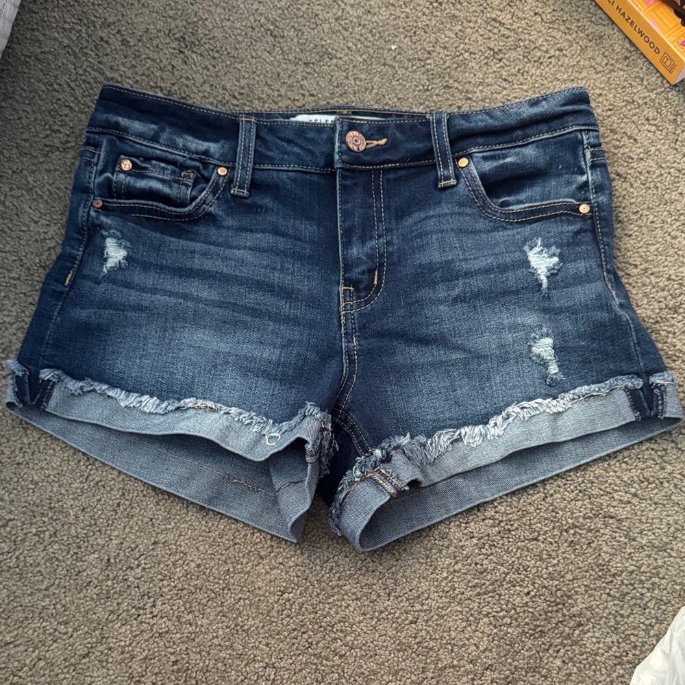 Denim Distressed Women Shorts